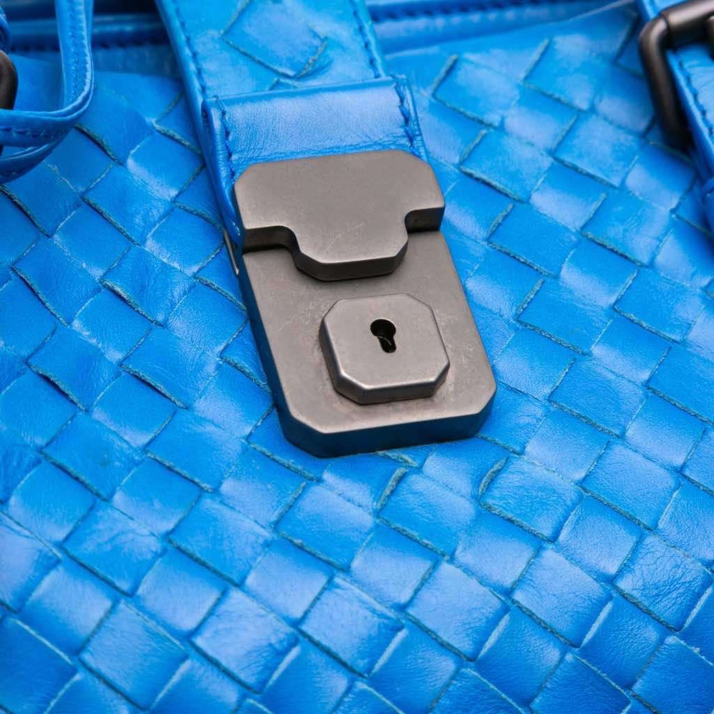Bottega Veneta Small Nappa Intrecciato Roma Satchel - Image 11