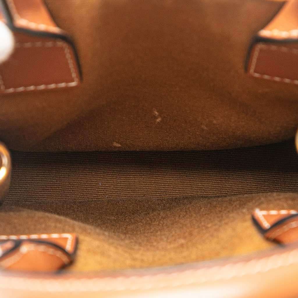 Celine Mini Triomphe Coated Canvas Vertical Cabas Satchel - 4