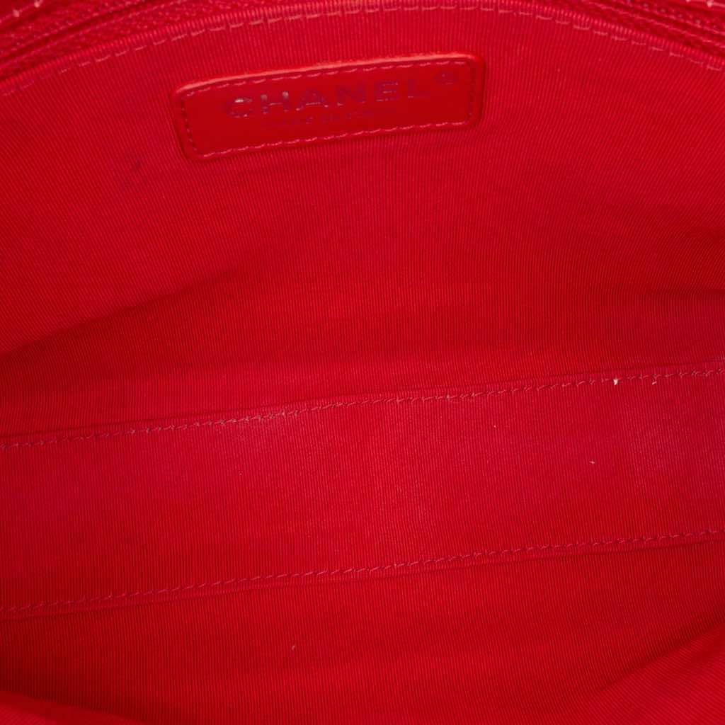 Chanel CC Quilted Crumpled Calfskin and Grosgrain Flap - 4