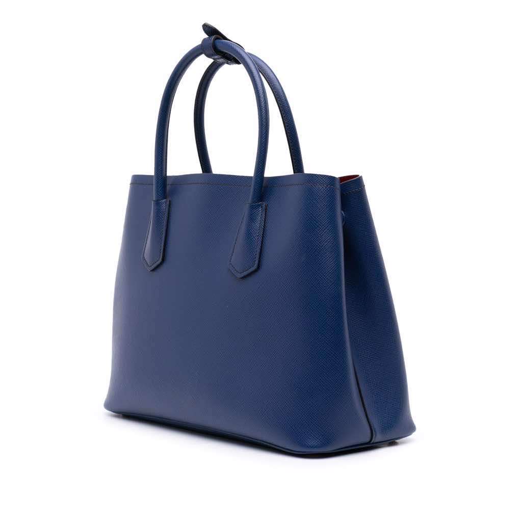 Prada Medium Saffiano Cuir Double Satchel - 2