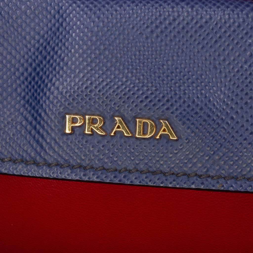 Prada Medium Saffiano Cuir Double Satchel - 5