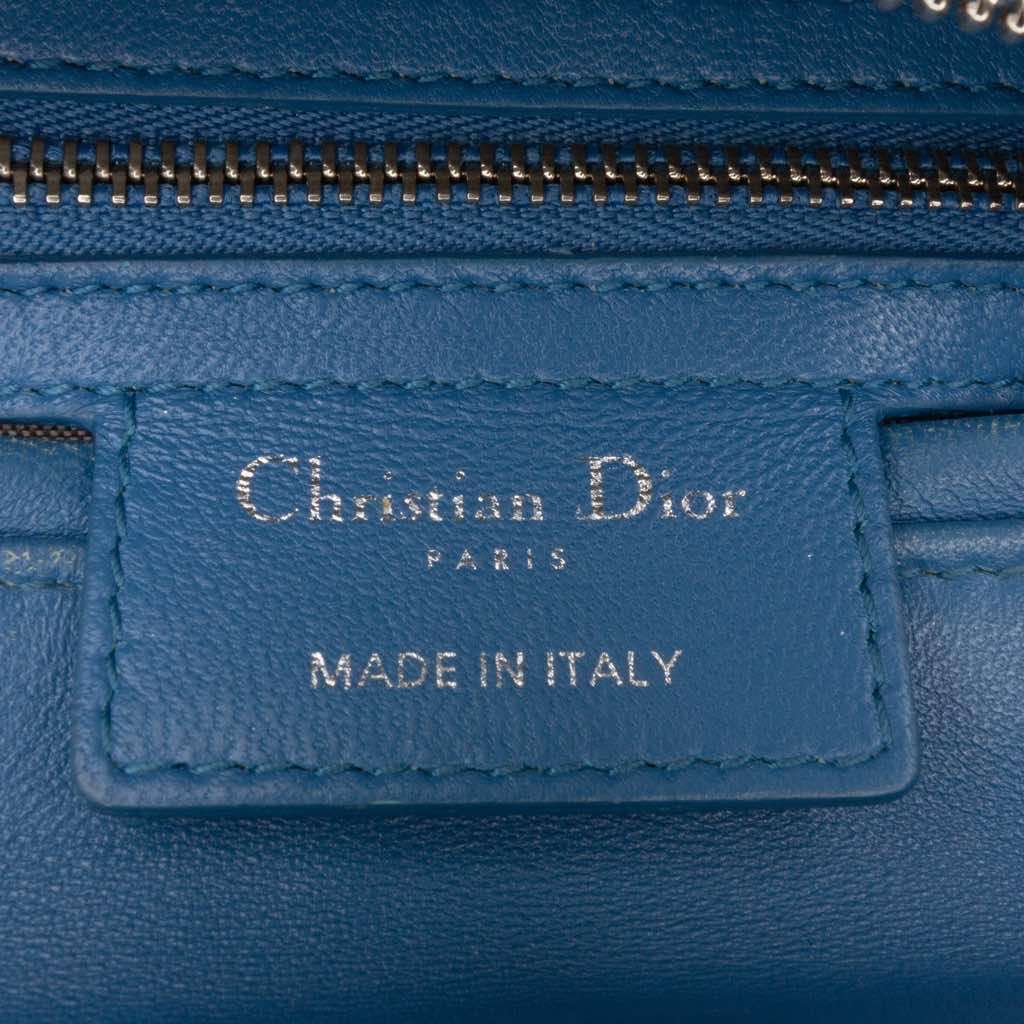 Dior Medium Lambskin Cannage Lady Dior - Side view