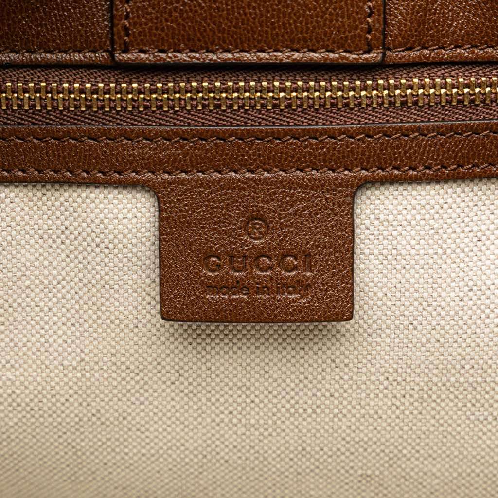 Gucci Medium GG Canvas Horsebit 1955 Tote - Side view