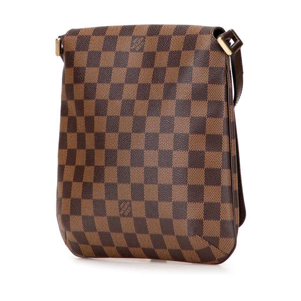 Louis Vuitton Damier Ebene Musette Salsa Long Strap - Back view
