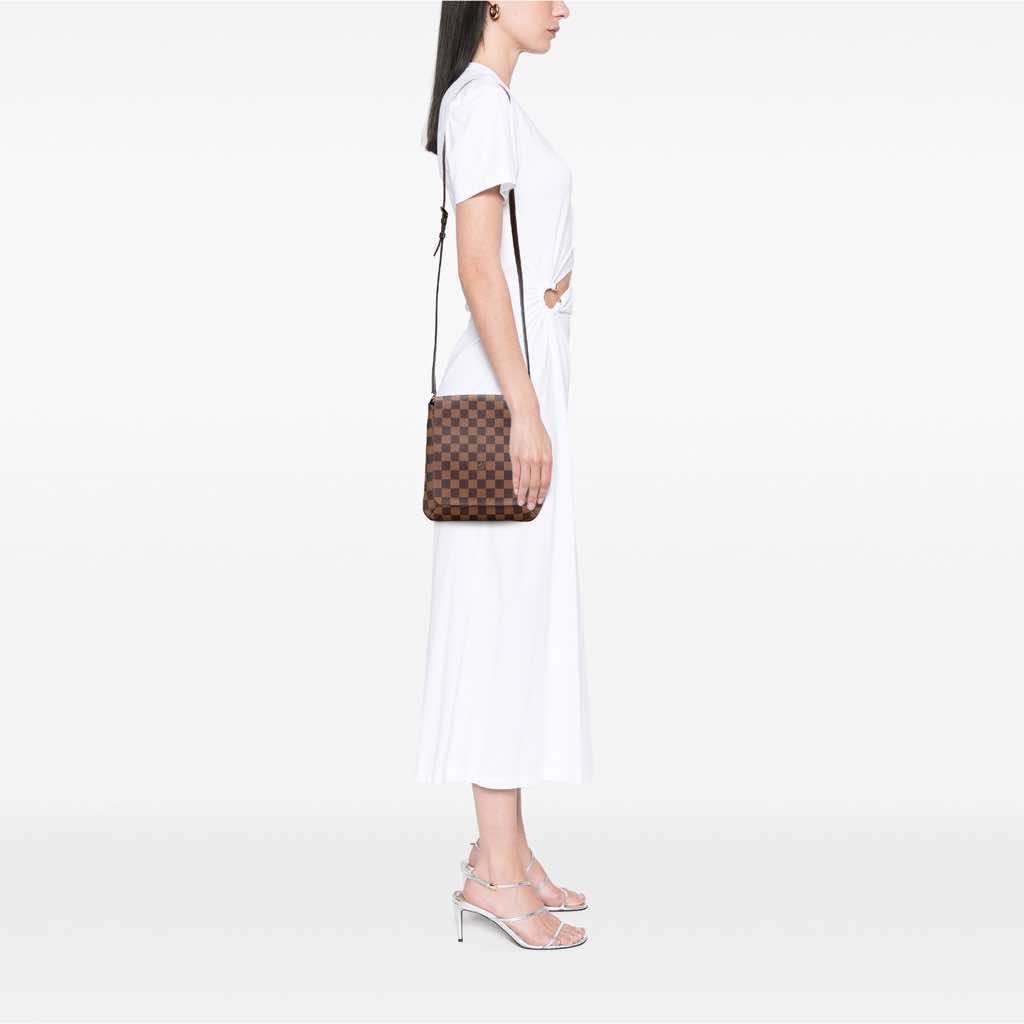 Louis Vuitton Damier Ebene Musette Salsa Long Strap - Image 12