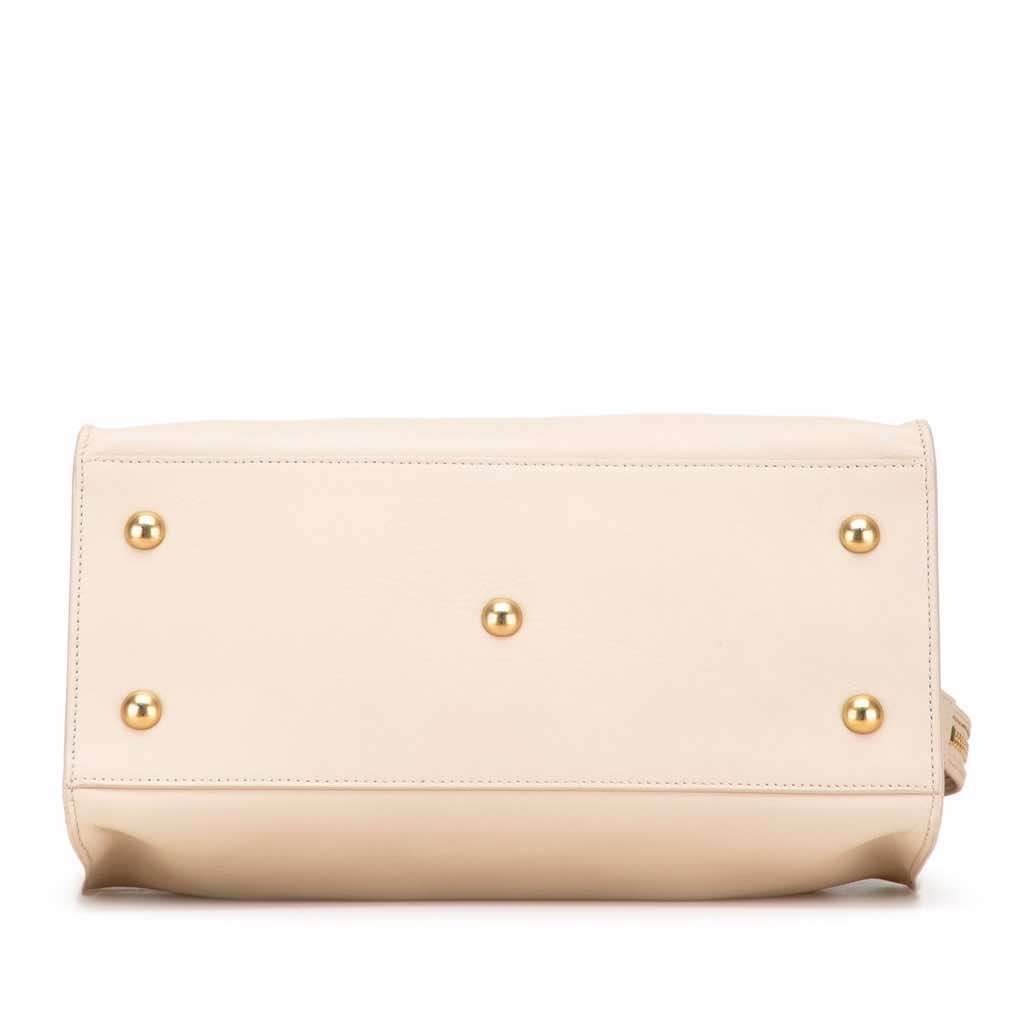 Saint Laurent Small Leather Classic Y Cabas Satchel - 3