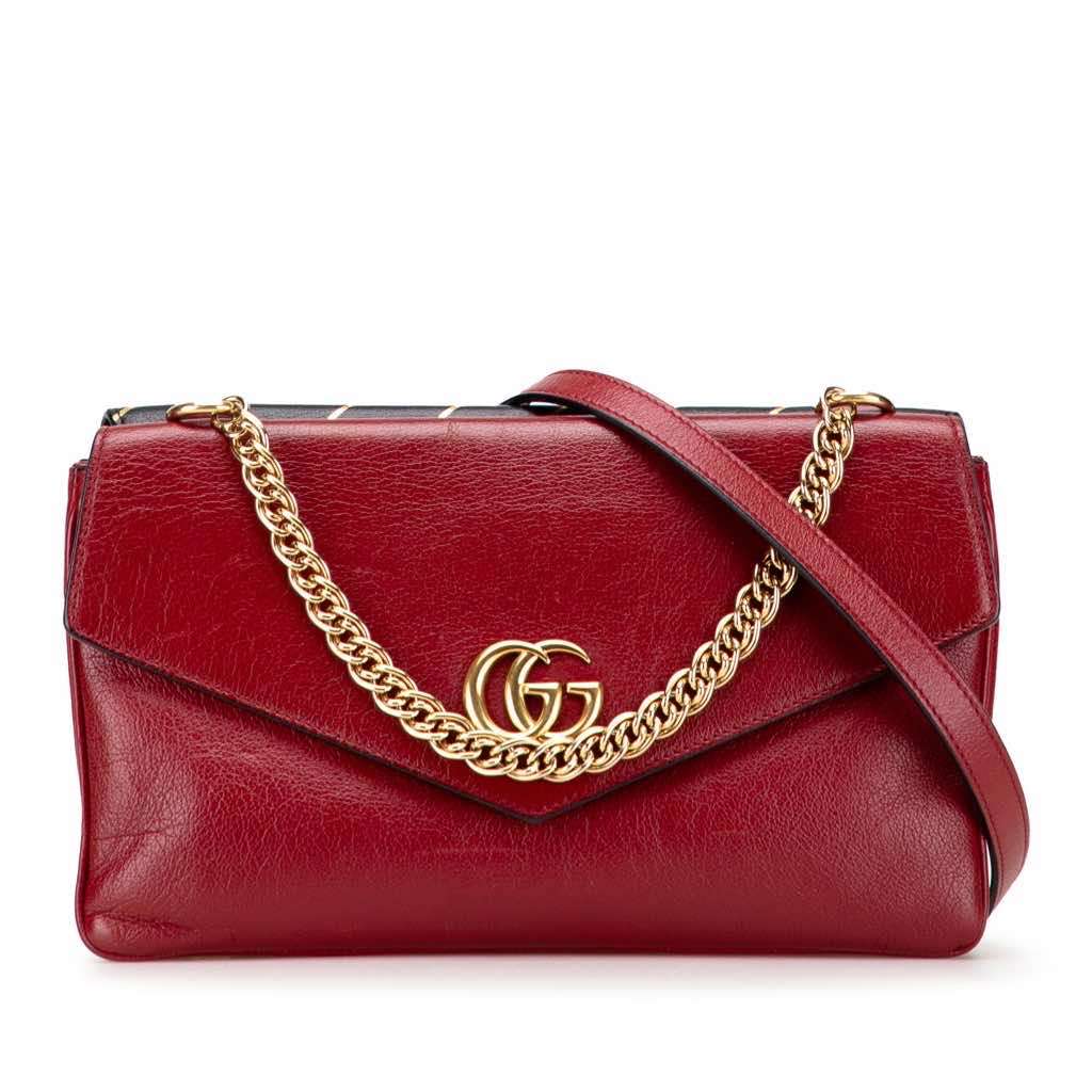 Gucci Medium Leather Double Thiara Satchel