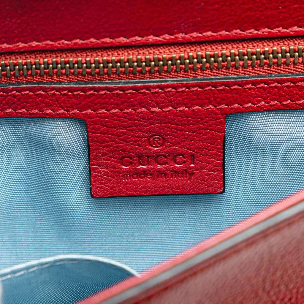 Gucci Medium Leather Double Thiara Satchel - Side view