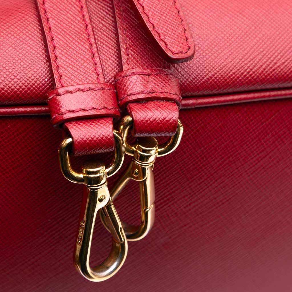 Prada Saffiano Lux Convertible Bowler Bag - Image 13