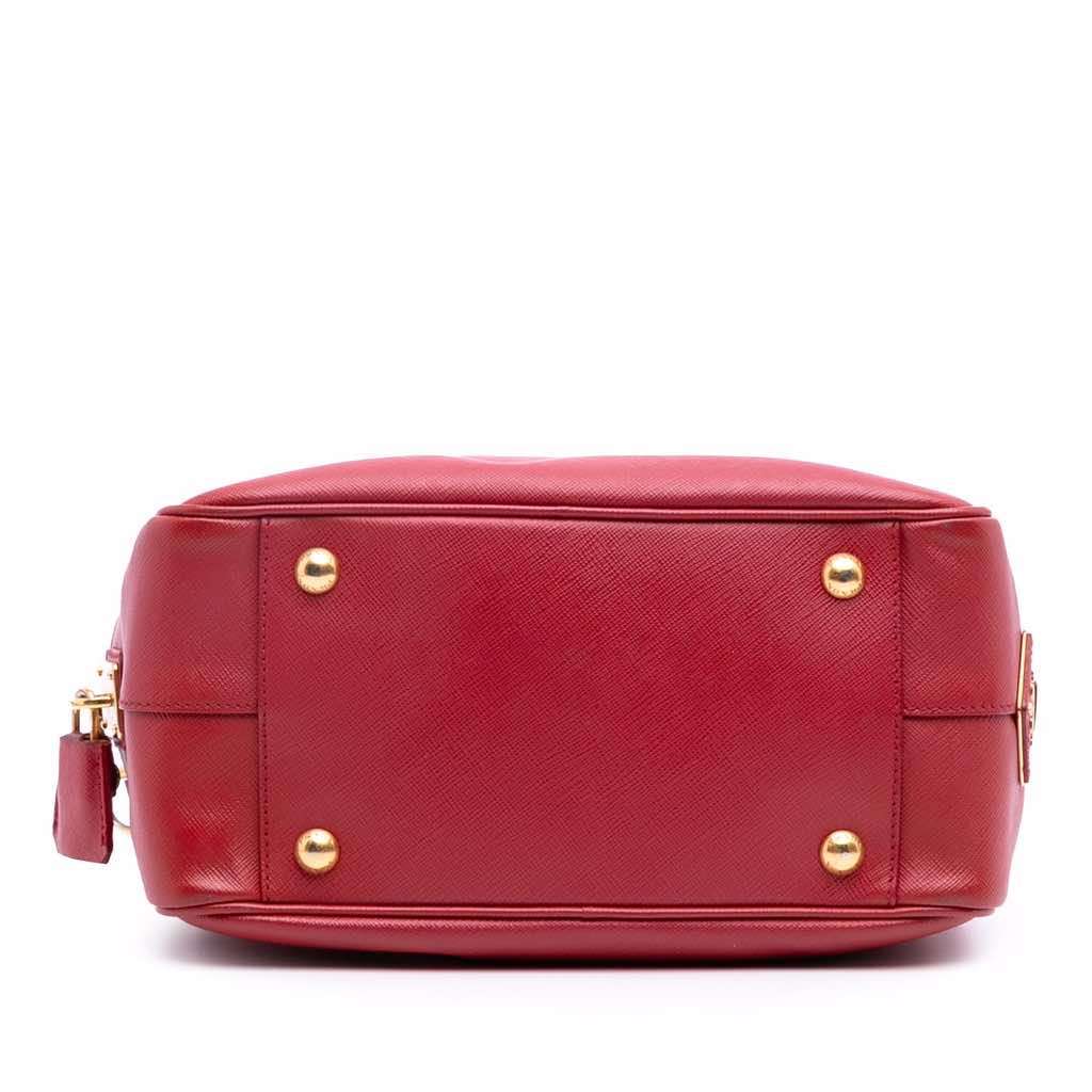 Prada Saffiano Lux Convertible Bowler Bag - Image 6