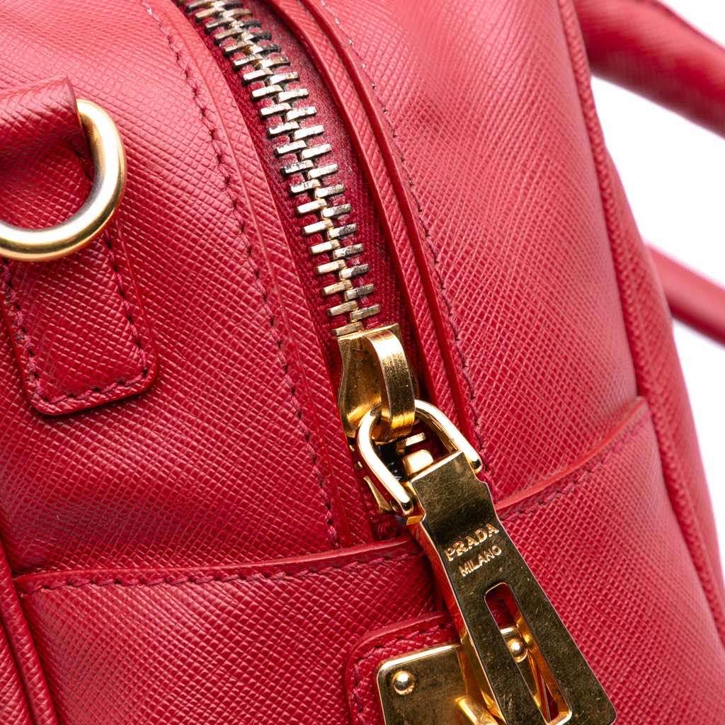 Prada Saffiano Lux Convertible Bowler Bag - Image 10