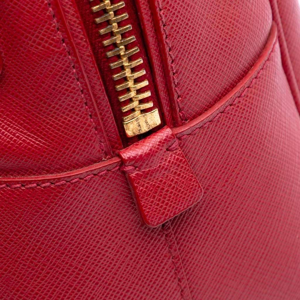 Prada Saffiano Lux Convertible Bowler Bag - Image 11