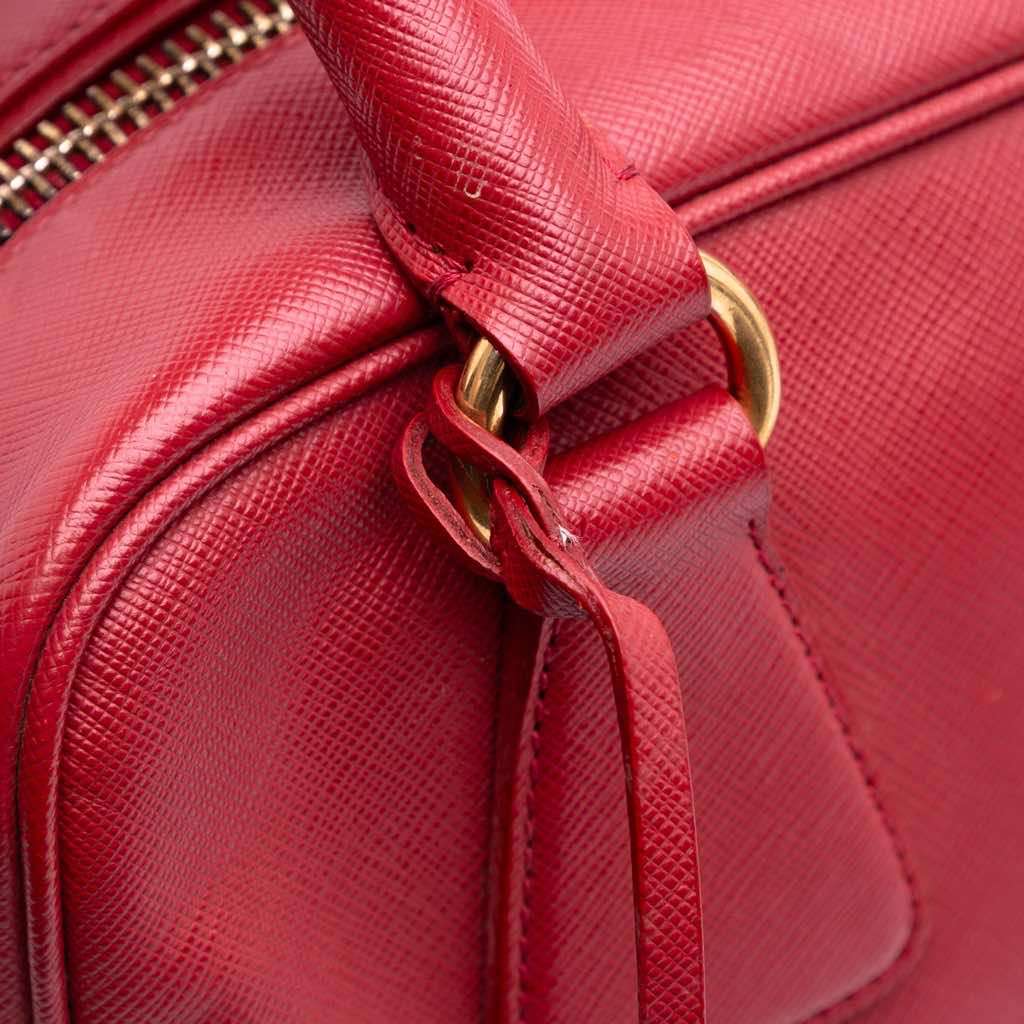 Prada Saffiano Lux Convertible Bowler Bag - Image 12