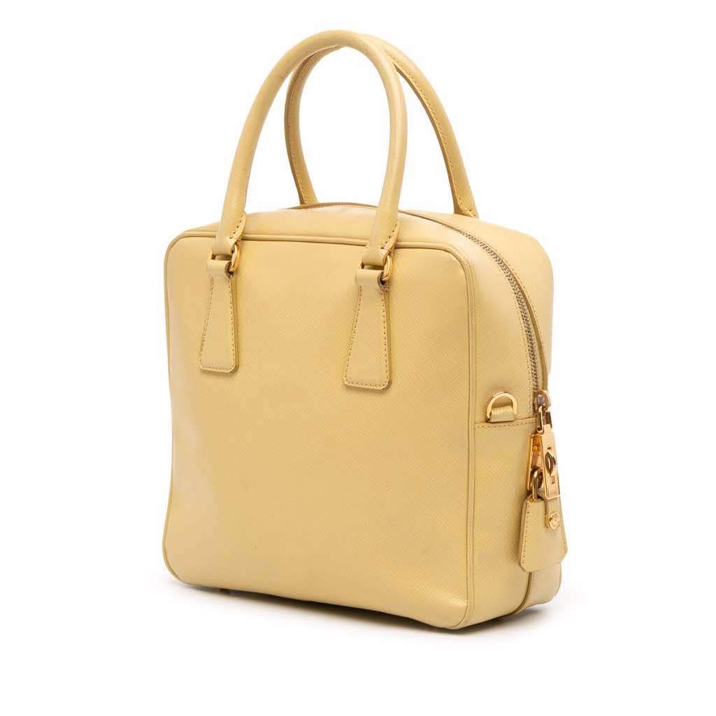 Prada Saffiano Lux Satchel - Back view