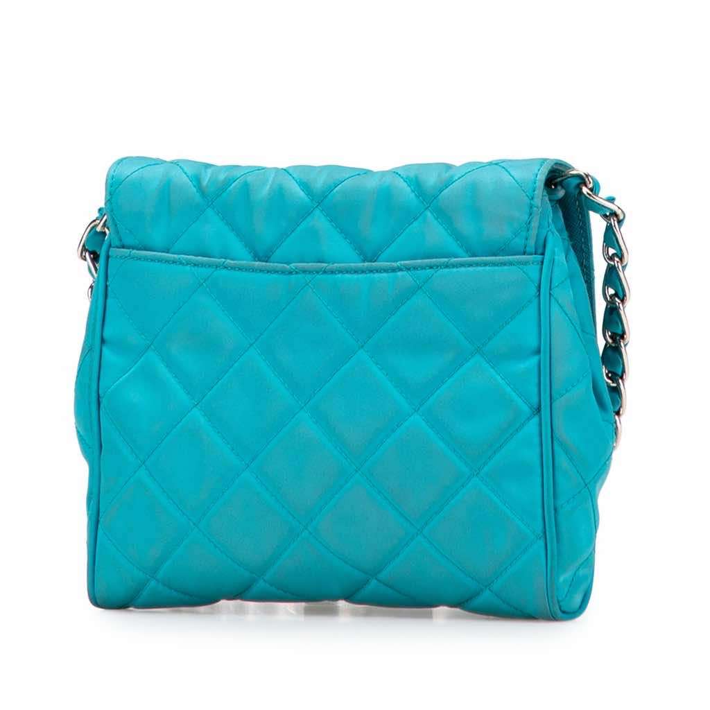 Prada Impuntu Tessuto Chain Crossbody - Back view