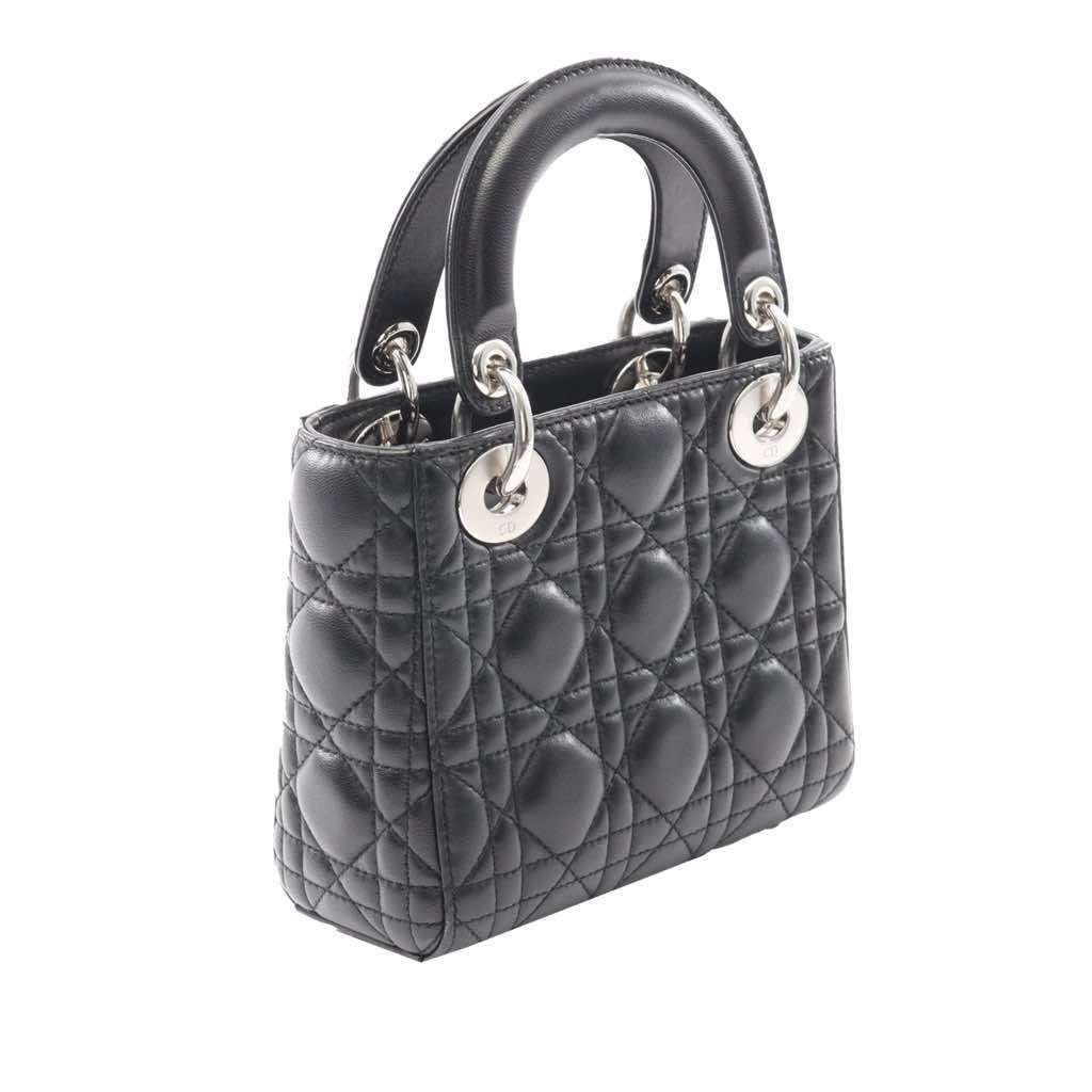 Dior Mini Lambskin Cannage Lady Dior - 2