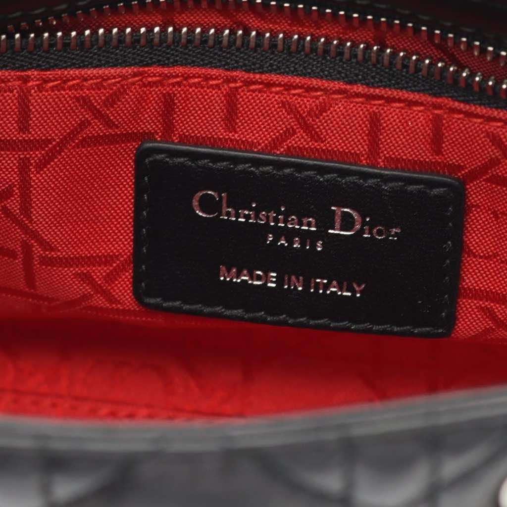 Dior Mini Lambskin Cannage Lady Dior - 4