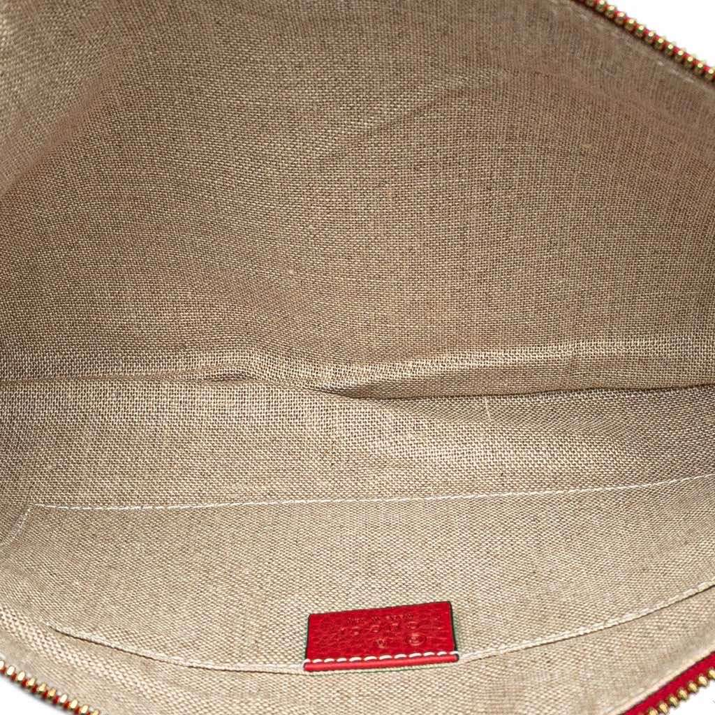 Gucci Calfskin Bamboo Tassel Clutch - 4