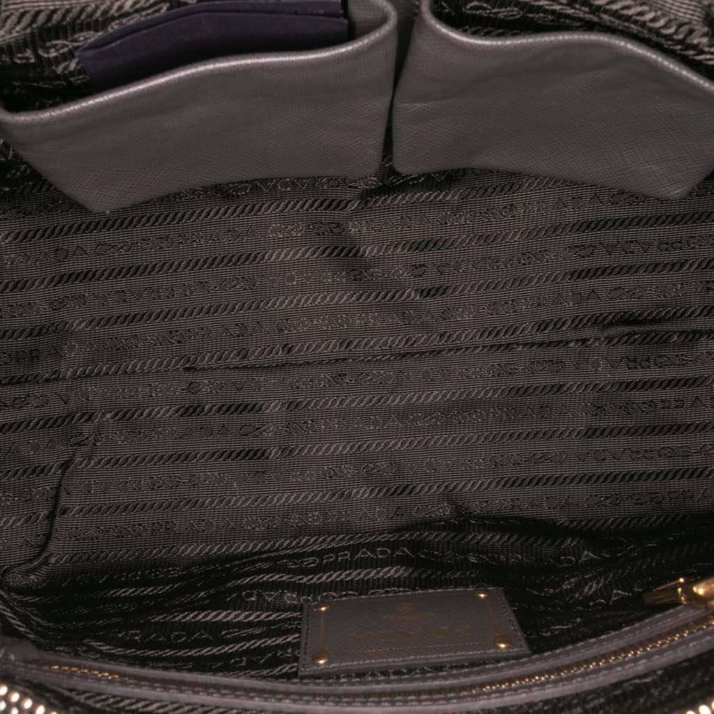 Prada Saffiano Frame Handbag - 4