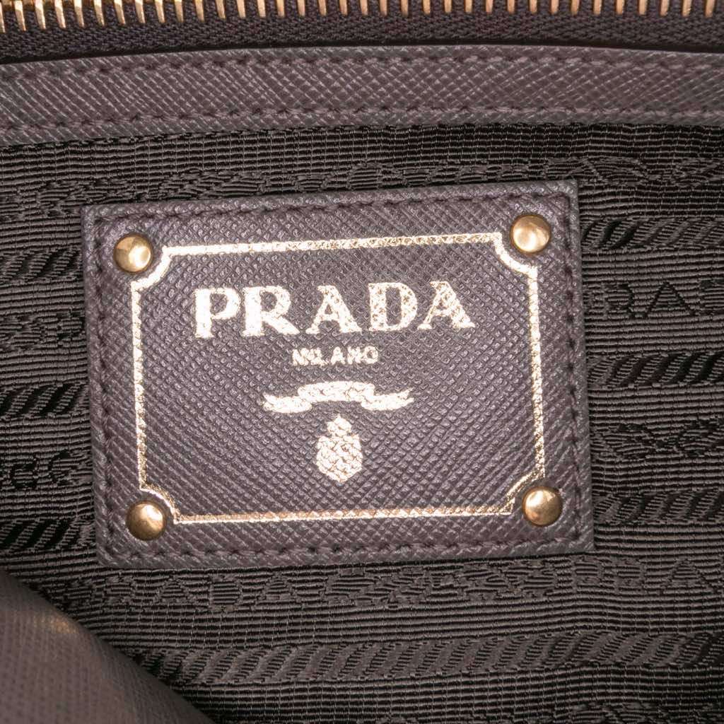 Prada Saffiano Frame Handbag - 5