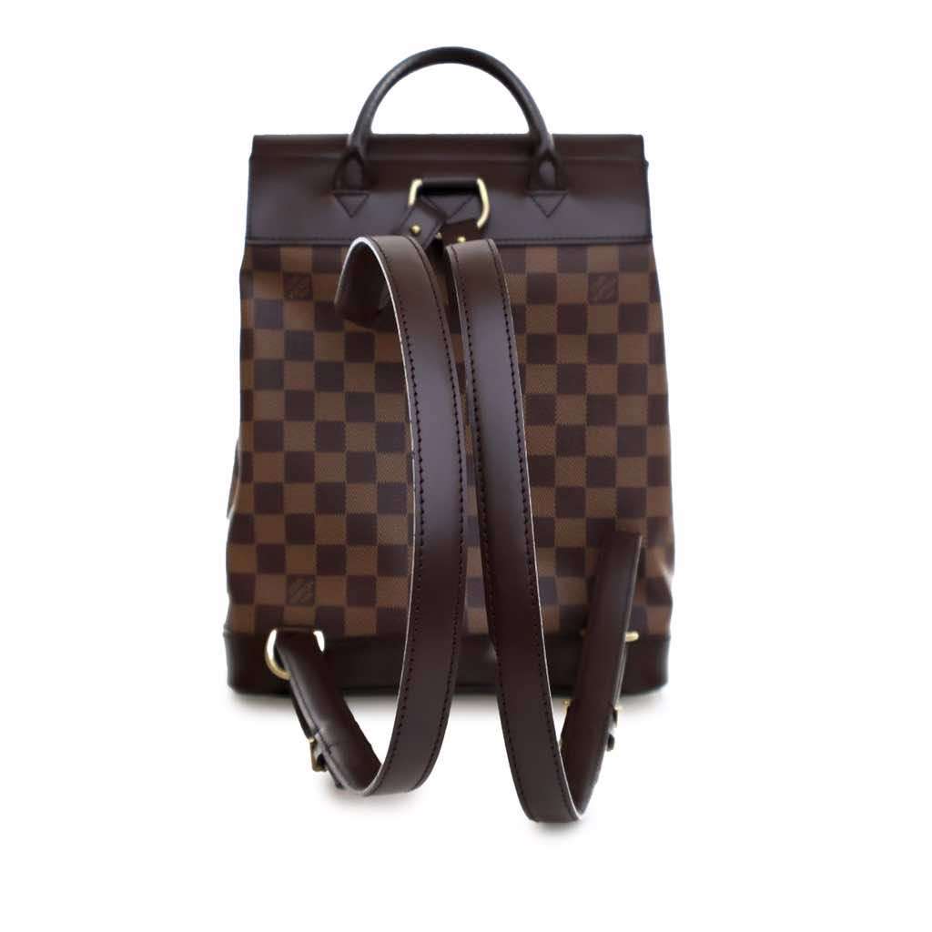 Louis Vuitton Damier Ebene Soho - Back view