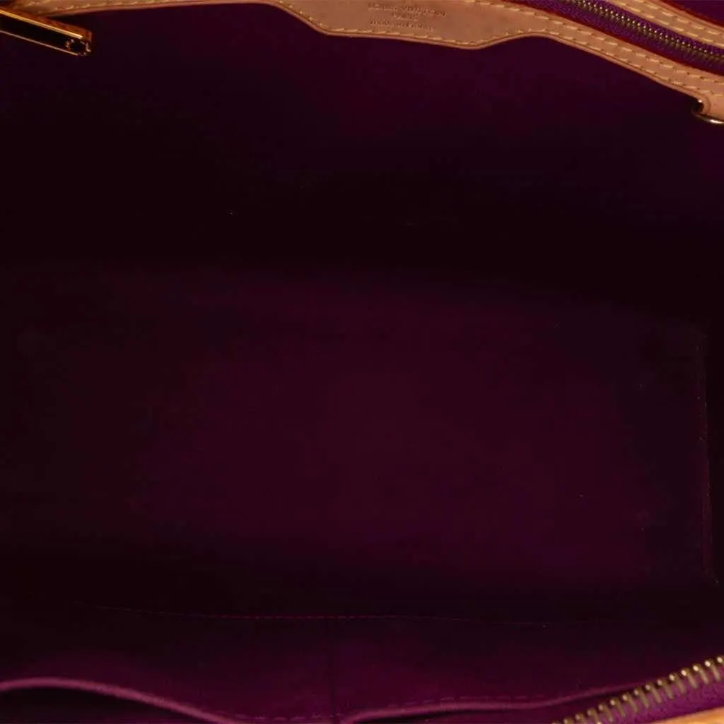 Louis Vuitton Monogram Vernis Brea GM Red Leather Good - Model View