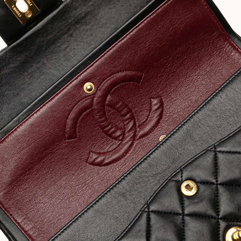 Chanel Medium Classic Lambskin Double Flap - Image 10