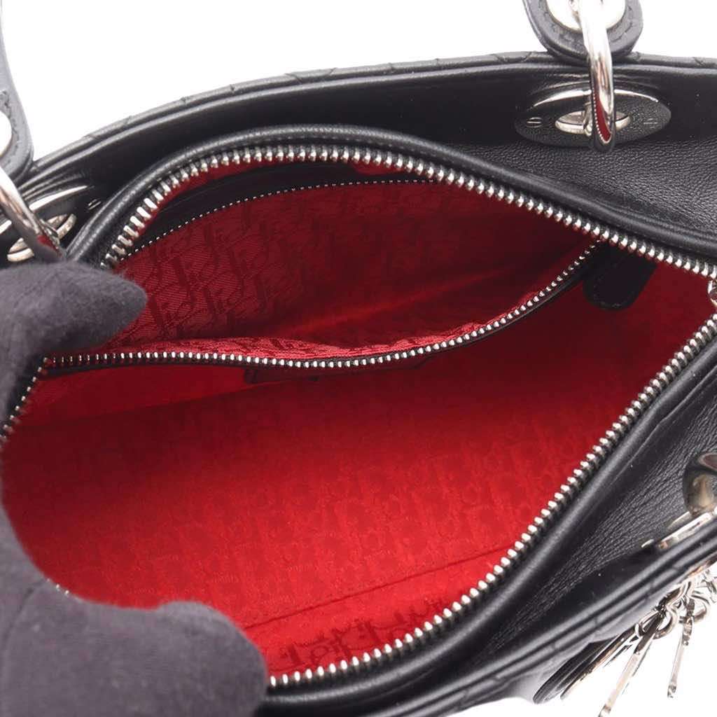 Dior Medium Lambskin Cannage Lady Dior - 3