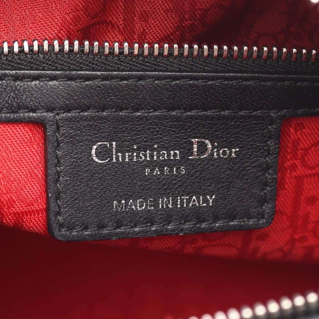 Dior Medium Lambskin Cannage Lady Dior - 4