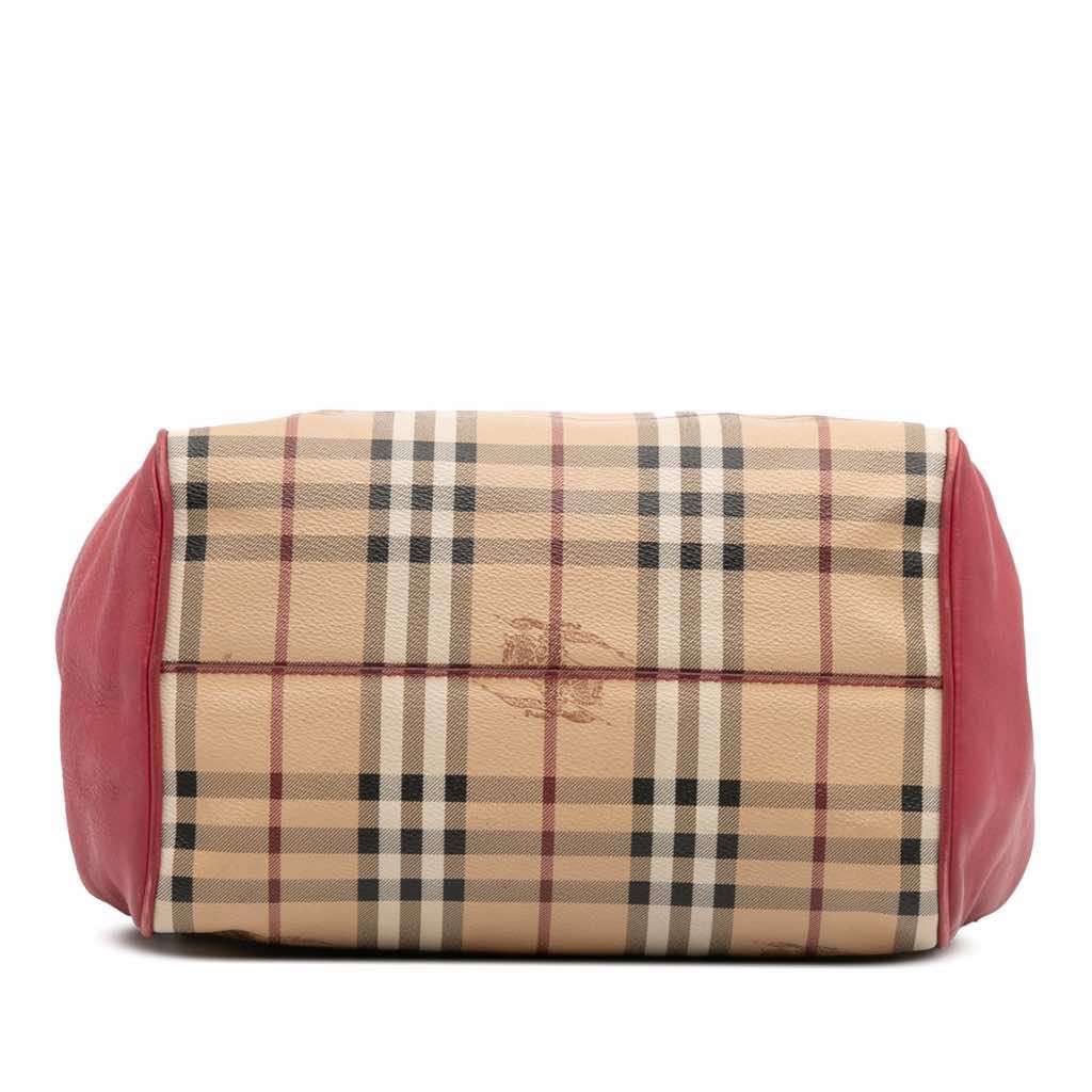 Burberry Small Haymarket Check Coated Canvas Canterbury Tote - Image 6
