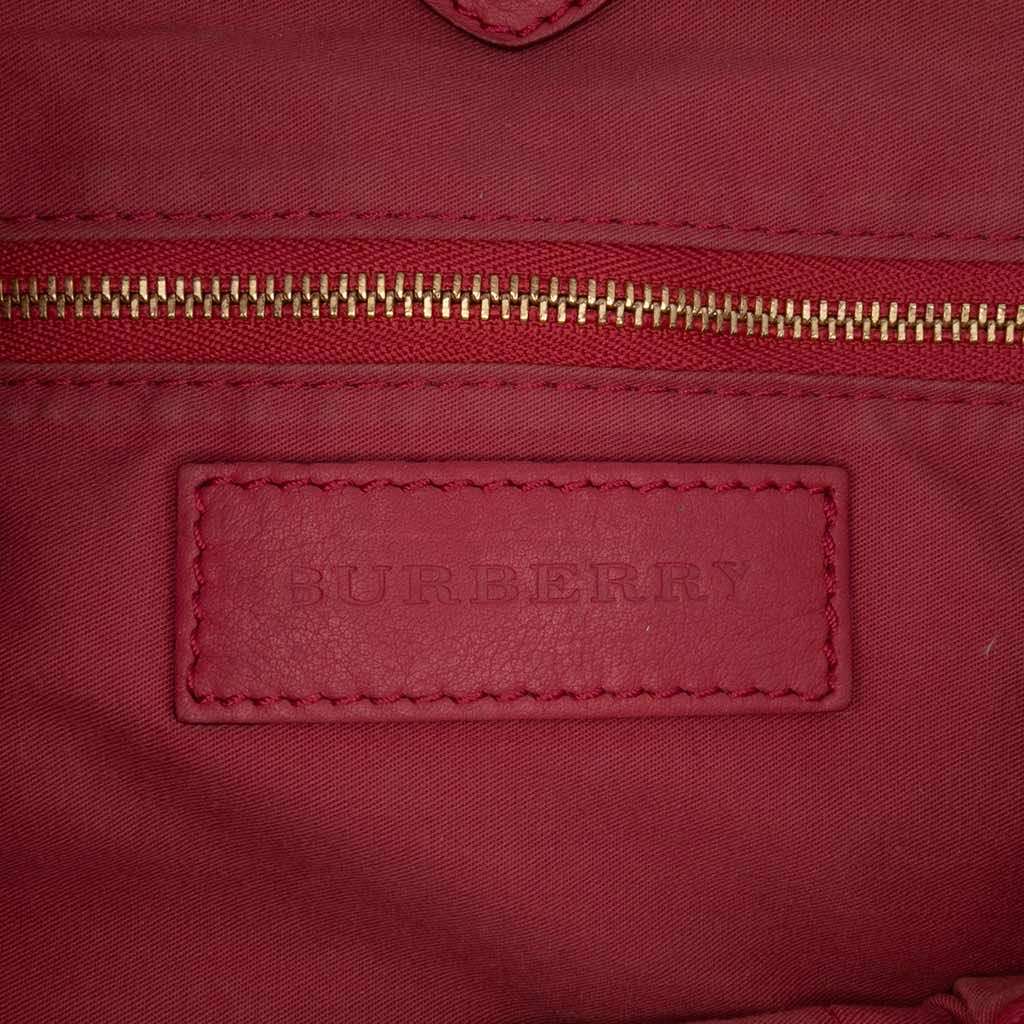 Burberry Small Haymarket Check Coated Canvas Canterbury Tote - Side view