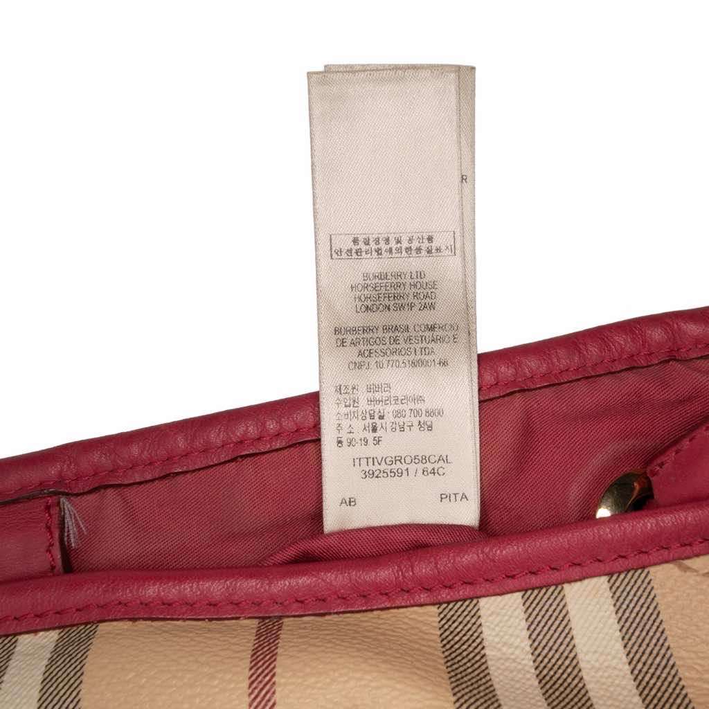 Burberry Small Haymarket Check Coated Canvas Canterbury Tote - Detail 1