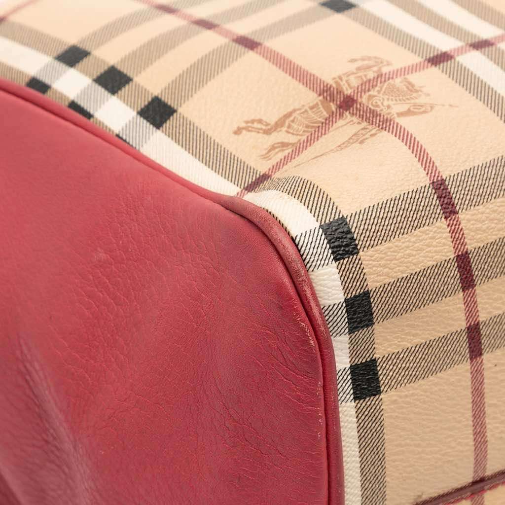 Burberry Small Haymarket Check Coated Canvas Canterbury Tote - Image 10