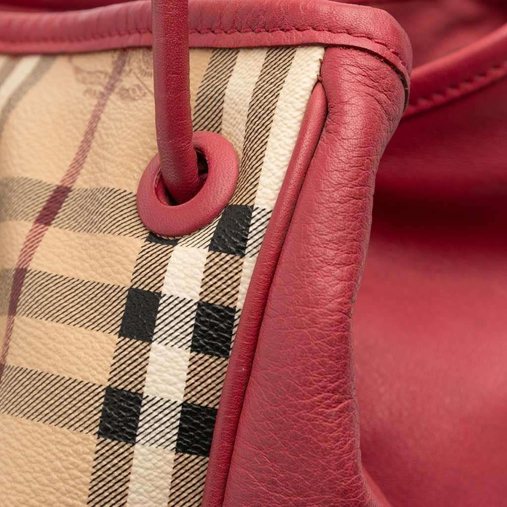Burberry Small Haymarket Check Coated Canvas Canterbury Tote - Image 11