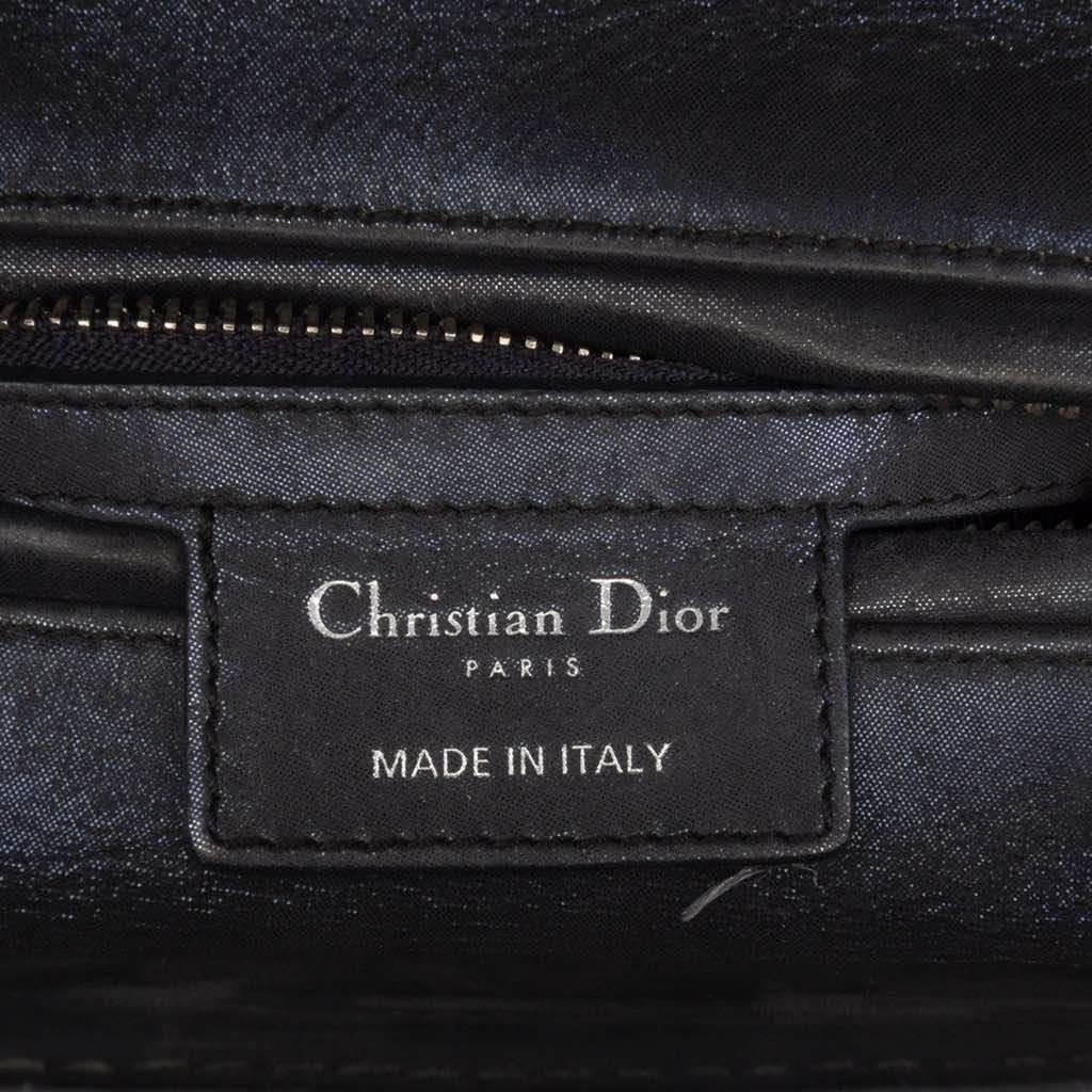 Dior Medium Iridescent Lambskin Cannage Lady Dior - 5