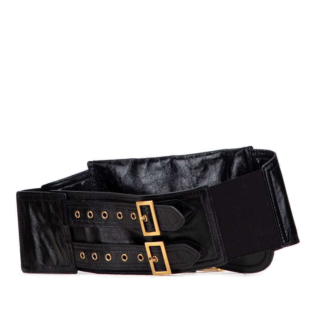 Dior Crinkled Lambskin Saddle Belt Bag - Back view