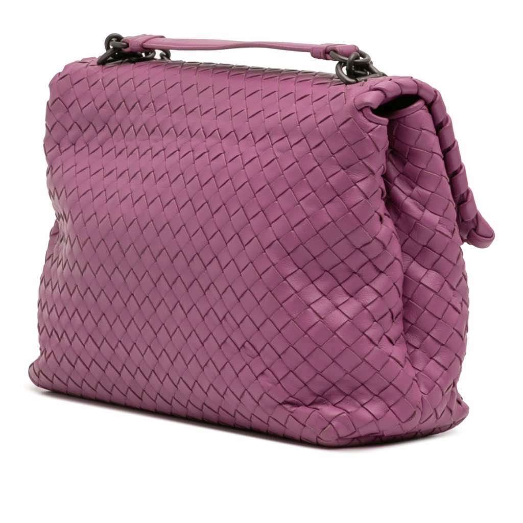 Bottega Veneta Medium Nappa Intrecciato Olimpia Shoulder Bag - 2