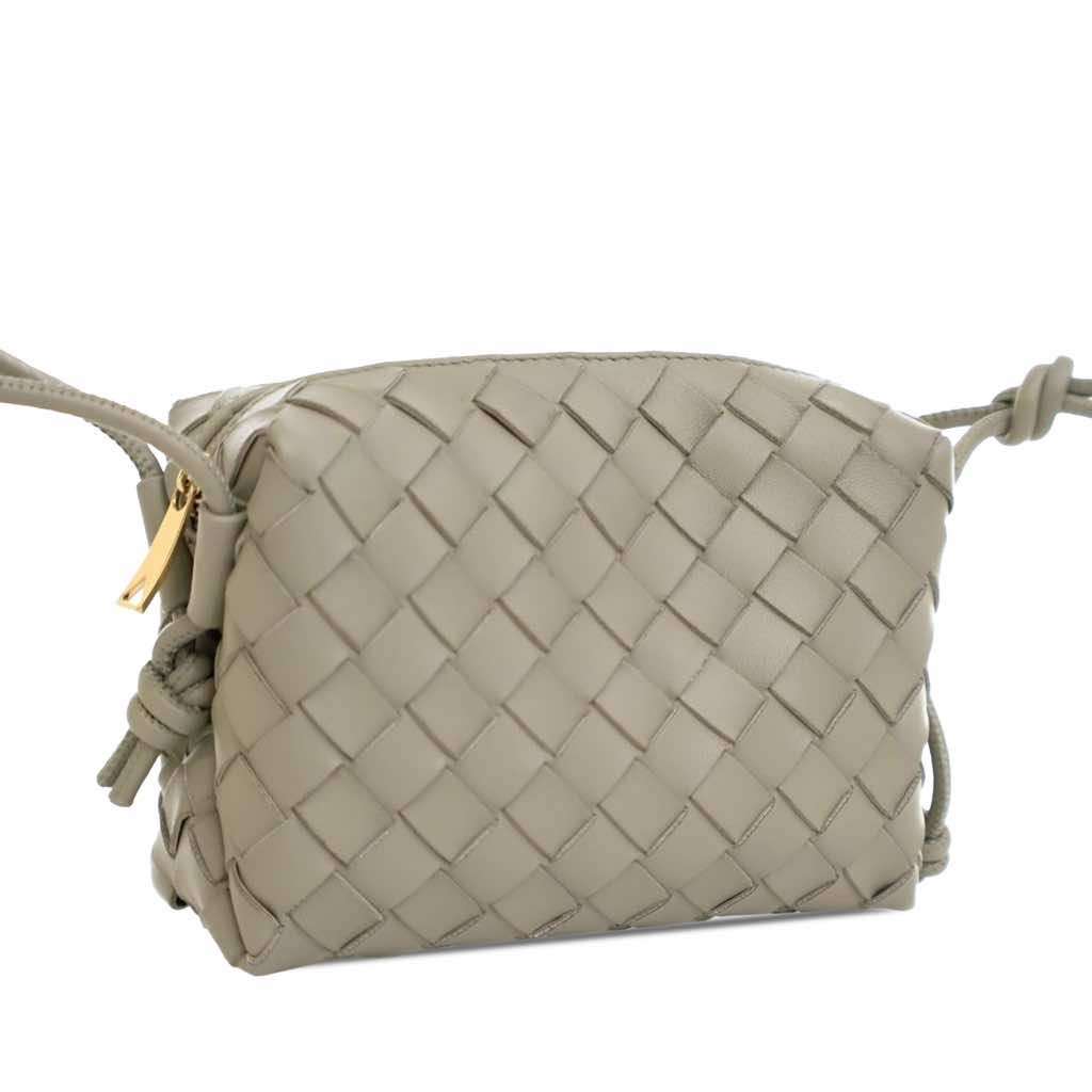 Bottega Veneta Mini Lambskin Intrecciato Loop Camera Bag - 2