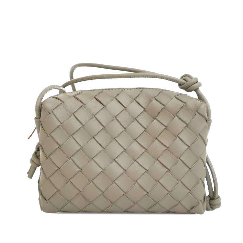 Bottega Veneta Mini Lambskin Intrecciato Loop Camera Bag - 3