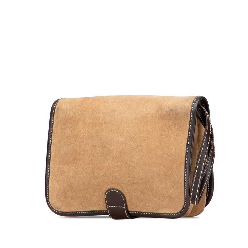 Loewe Suede Anagram Clutch - 2
