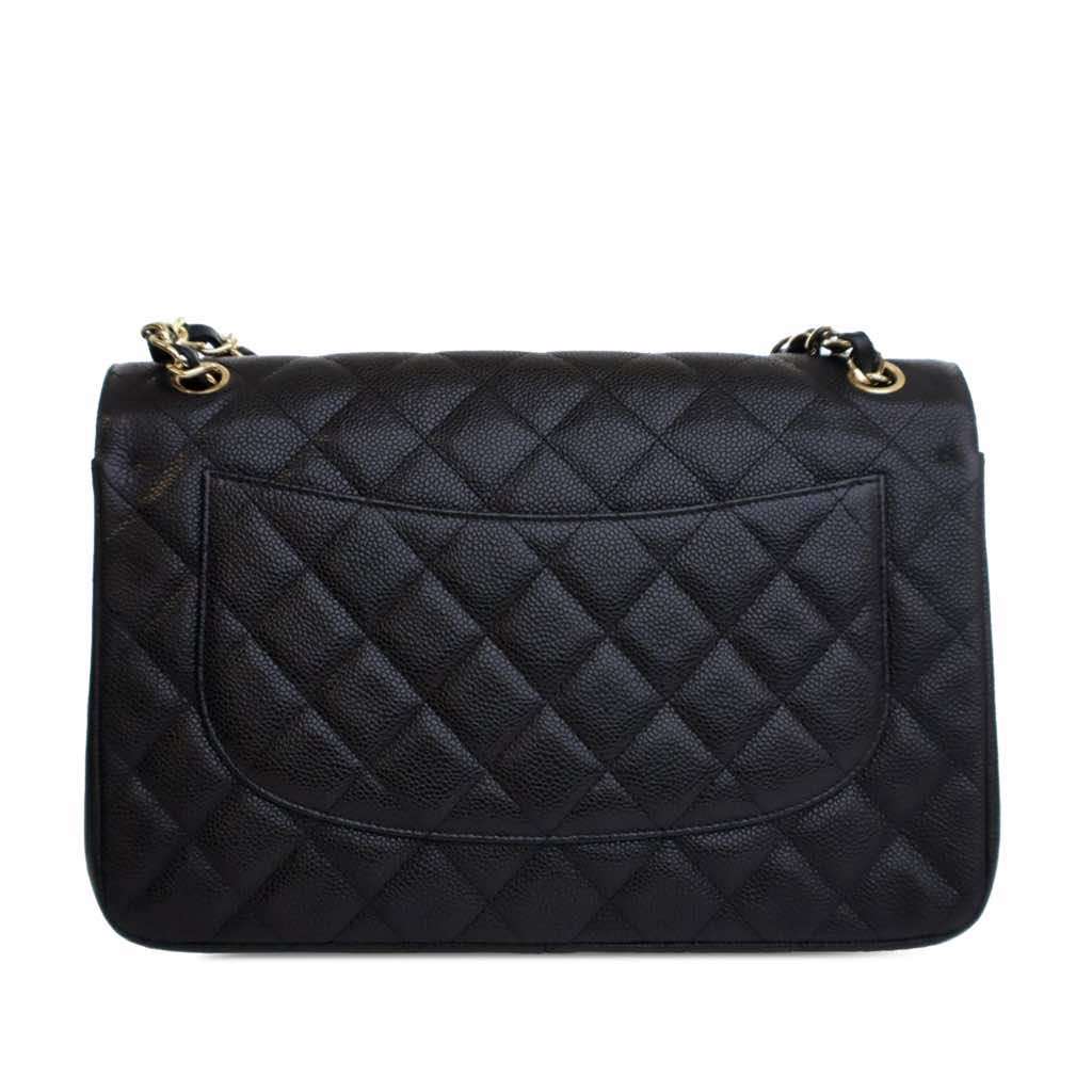 Chanel Jumbo Classic Caviar Double Flap - 3