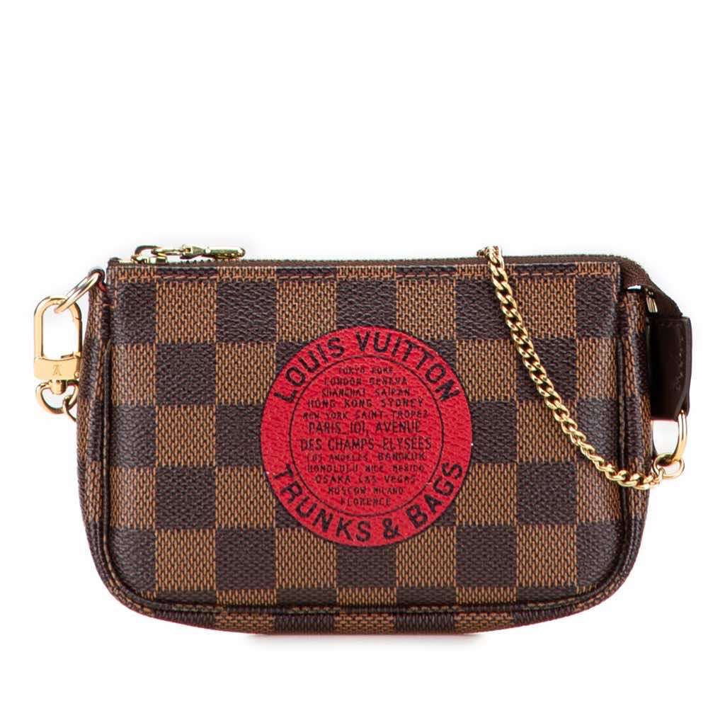 Louis Vuitton Damier Ebene Trunks and Bags Mini Pochette Accessoires