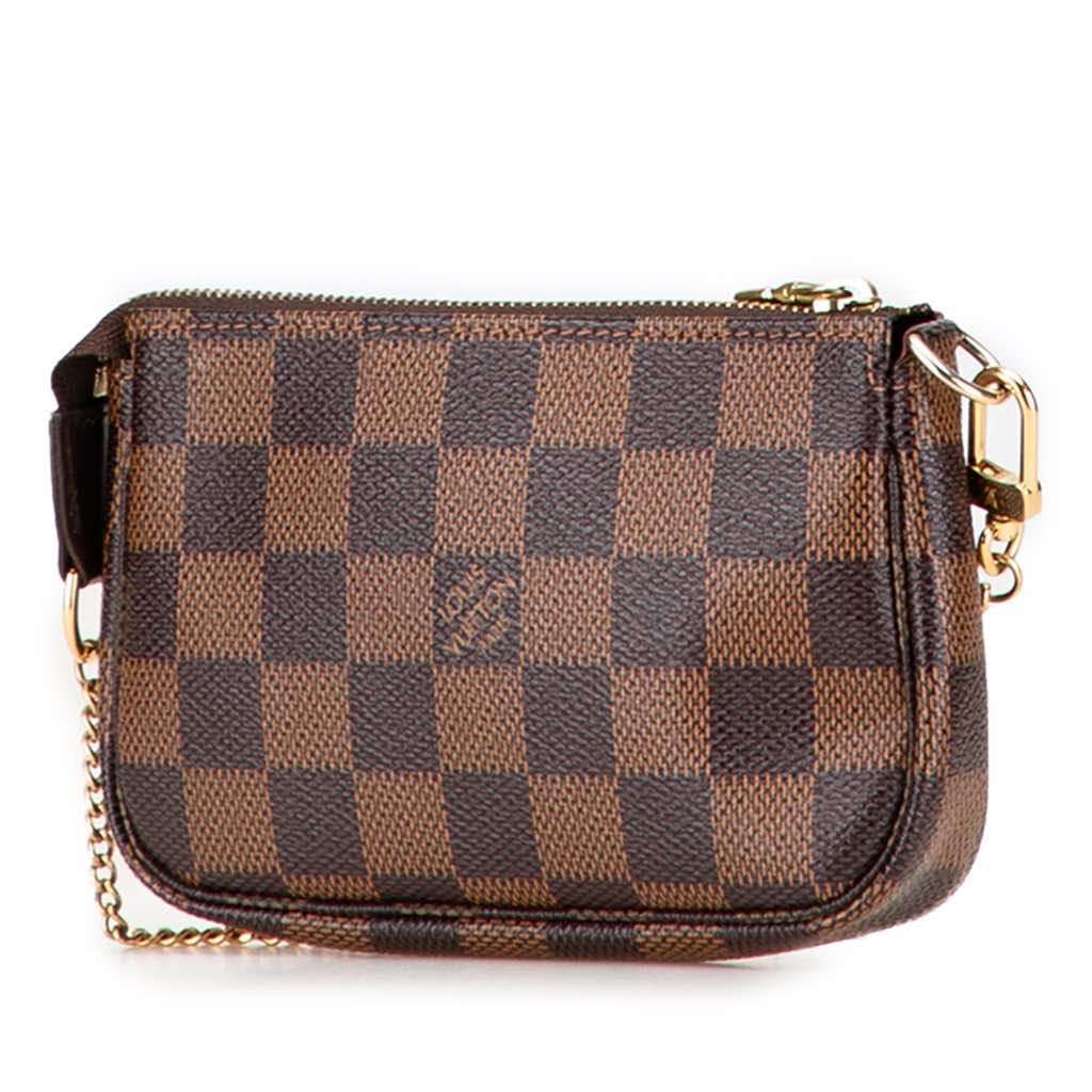 Louis Vuitton Damier Ebene Trunks and Bags Mini Pochette Accessoires - Back view