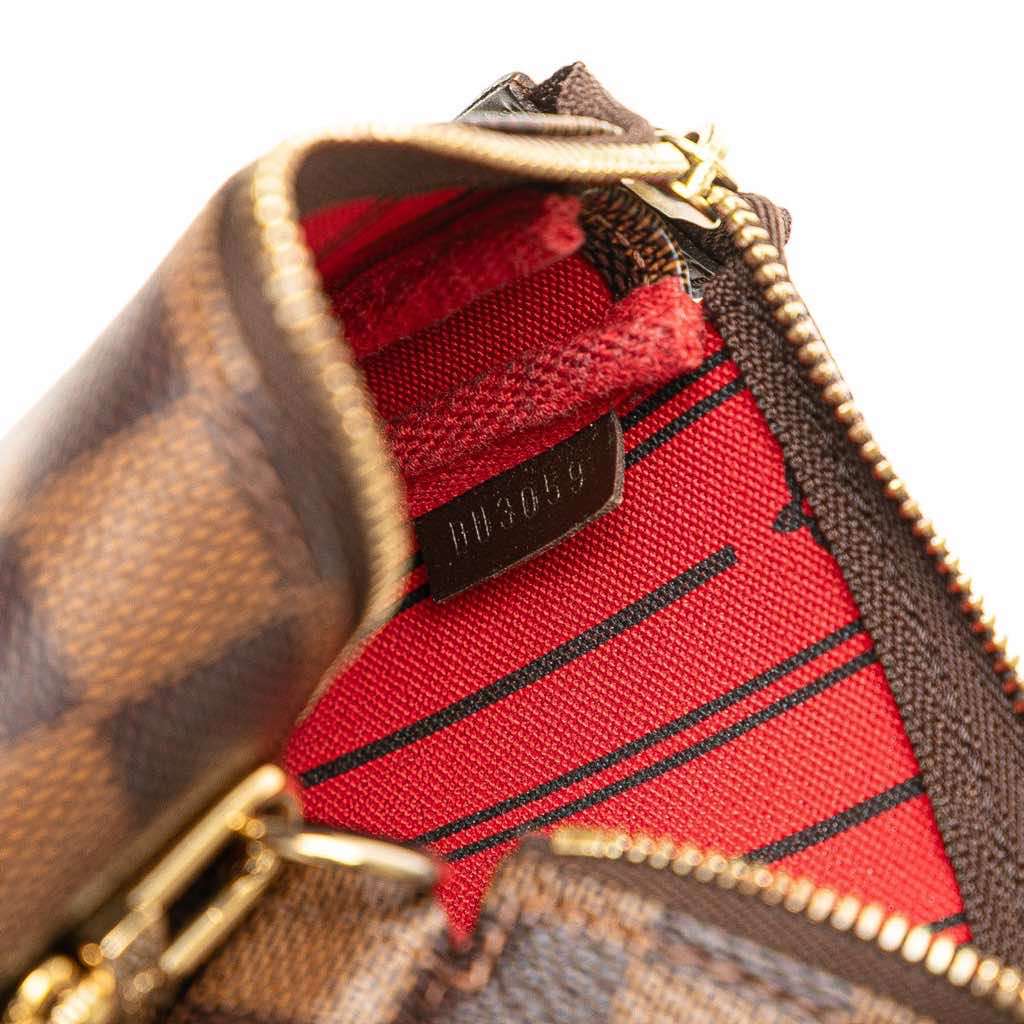 Louis Vuitton Damier Ebene Trunks and Bags Mini Pochette Accessoires - Side view