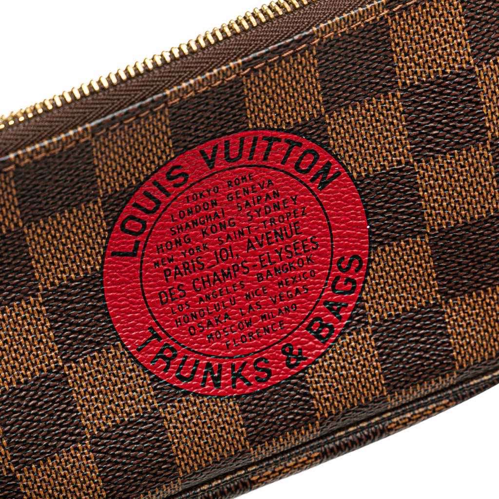 Louis Vuitton Damier Ebene Trunks and Bags Mini Pochette Accessoires - Detail 1