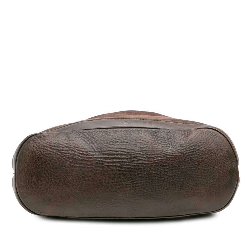 Gucci Canvas Ring Top Handle Bag - Image 6