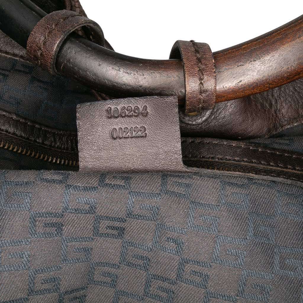 Gucci Canvas Ring Top Handle Bag - Detail 1