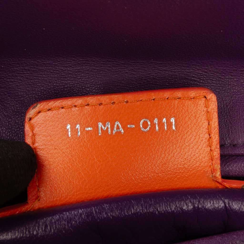 Dior Medium Tricolor Lambskin Cannage Lady Dior - Detail 1