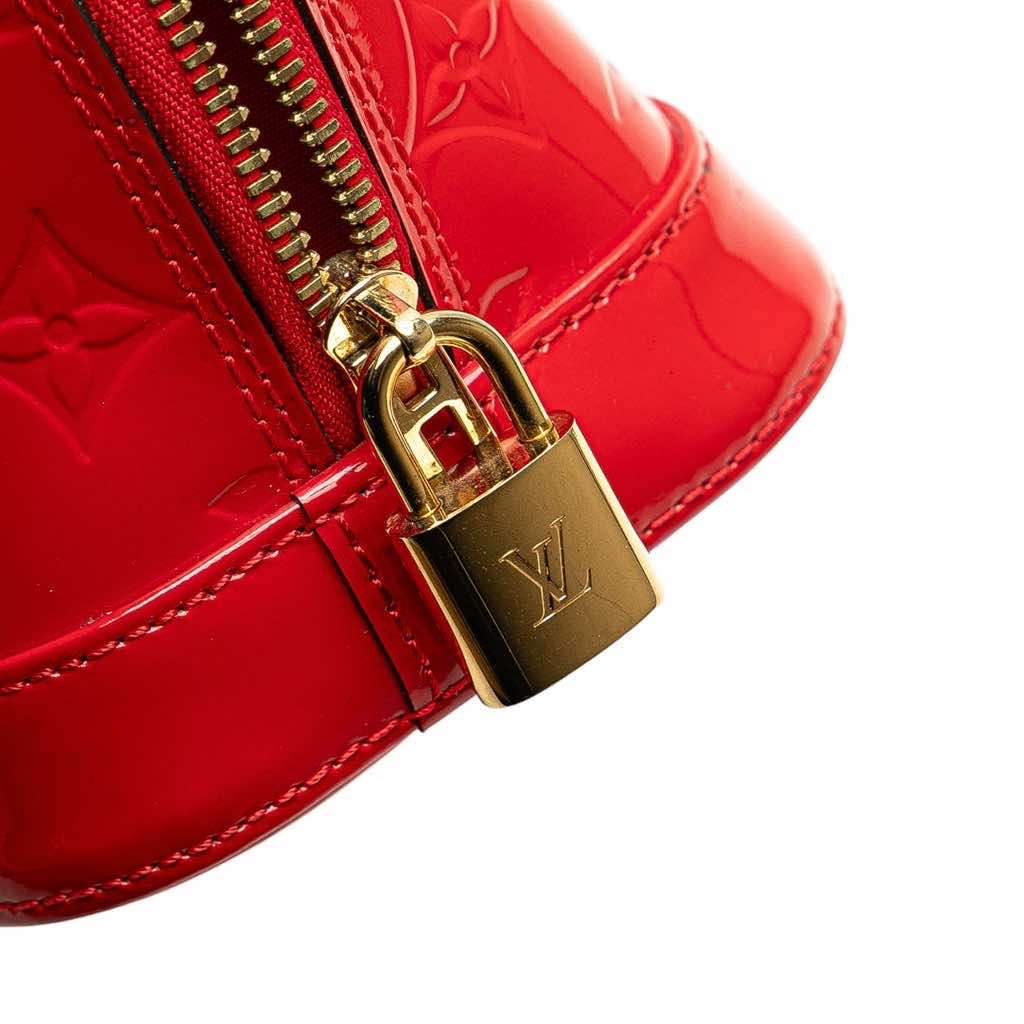 Louis Vuitton Monogram Vernis Alma BB - Image 11