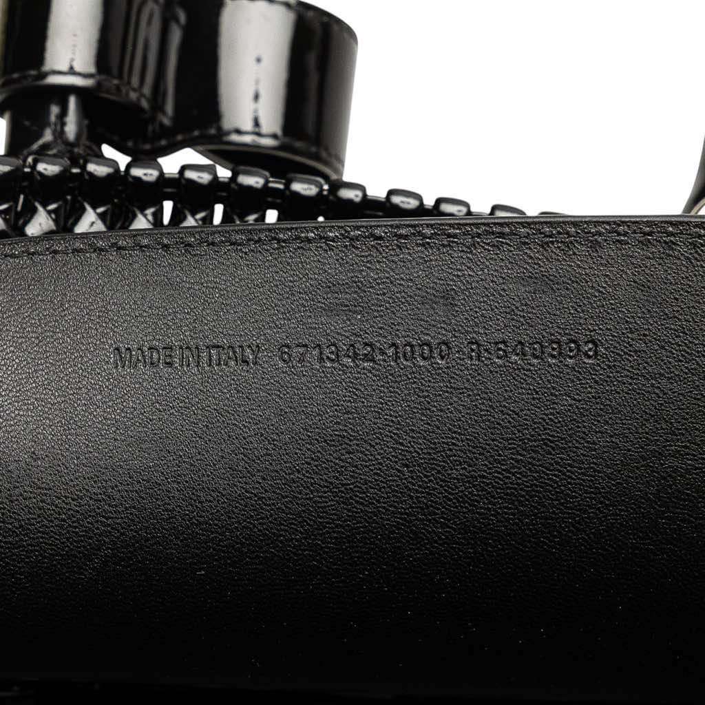 Balenciaga XS Faux Leather Bistro Basket Bag - Detail 2